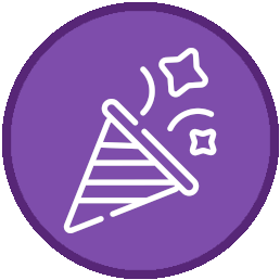 Infografika - czapeczki karnawałowej i serpentyn