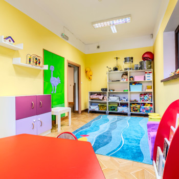 Wnętrze sali logopedycznej