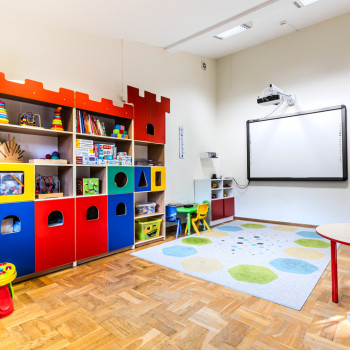 Wnętrze sali multimedialnej